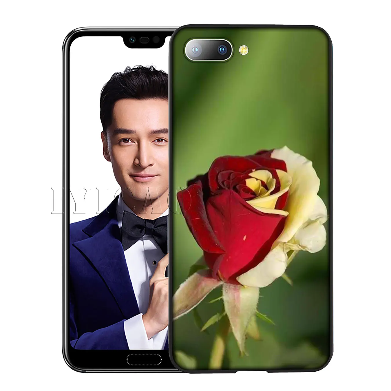 IYICAO flower Silicone Soft Case for Huawei Y7 Y6 Prime Y9 2018 Honor 8C 8X 8 9 10 Lite 6A 7C 7X 7A Pro |
