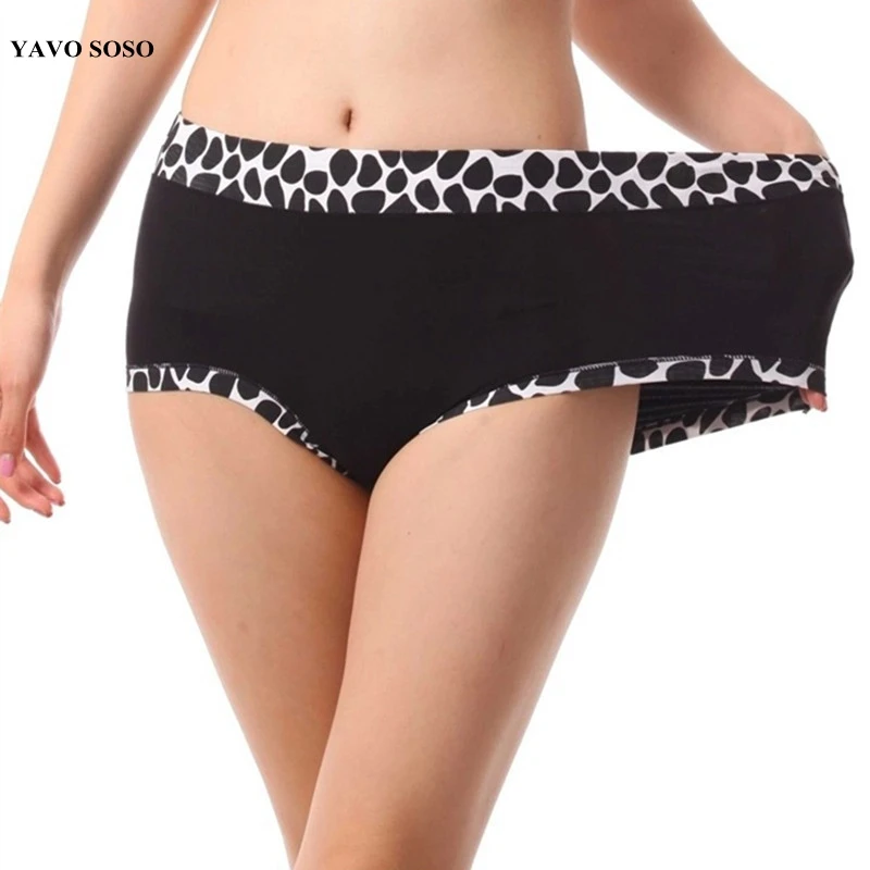 2 шт./лот нижнее белье YAVO SOSO с узором из бамбука большие размеры 6XL|woman briefs|women