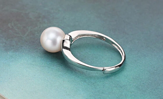 8-8 5 мм кольцо с пресноводным жемчугом великолепный благородный темперамент и