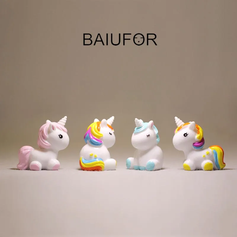 BAIUFOR миниатюры красочный лошадь Сказочный Сад миниатюра суккуленты мини фигурки
