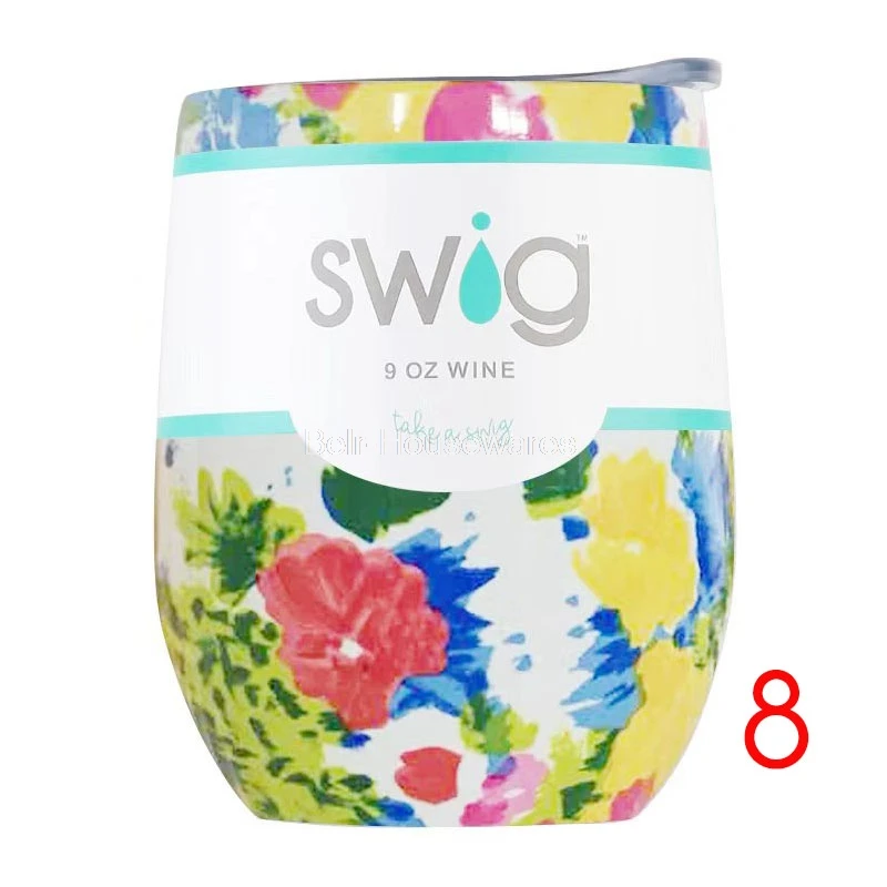 8-12oz Стаканчики для вина, бокалы для шампанского, 6 унций, 12 унций, камуфляжные стаканчики с крышками, термос из нержавеющей стали для пива, термос с вакуумной изоляцией - Цвет: 8-12oz