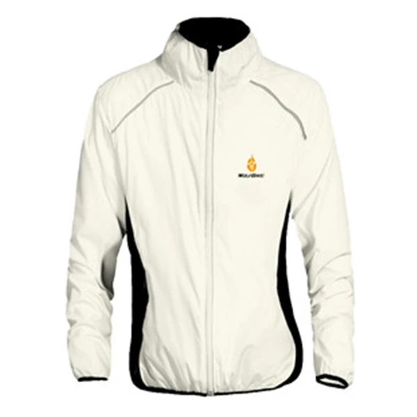 White Long Sleeve Светоотражающие дышащие куртки для езды на велосипеде для мужчин и женщин, водонепроницаемая одежда для езды на велосипеде, кофты с длинным рукавом, жилет без рукавов, Windco - Цвет: White Long Sleeve