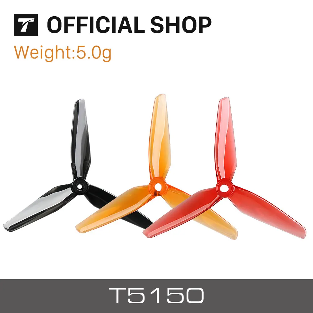 Т-моторный двигатель T5150 5150 5 пар с кристаллами Paddle FPV мощный пропеллер поддержка