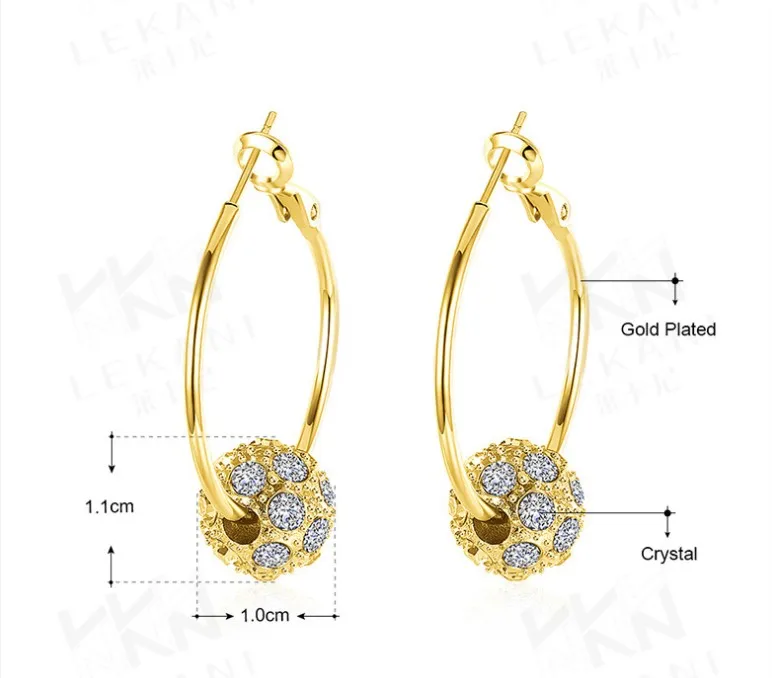 Новинка, серьги, Европейская мода, ювелирное изделие, Кристалл из Swarovski, опт, милые темпераментные серьги для женщин и женщин