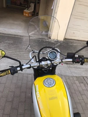 УГЛЕРОДНЫЙ защитный экран на переднее ветровое стекло для мотоцикла Ducati