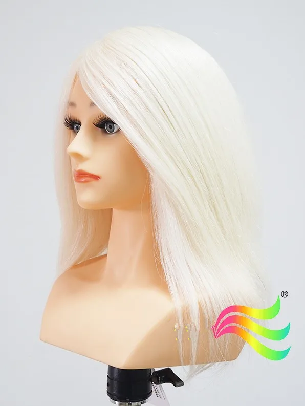 Головка манекена из 100% натуральных волос 12 дюймов с длинными волосами|hairdressing