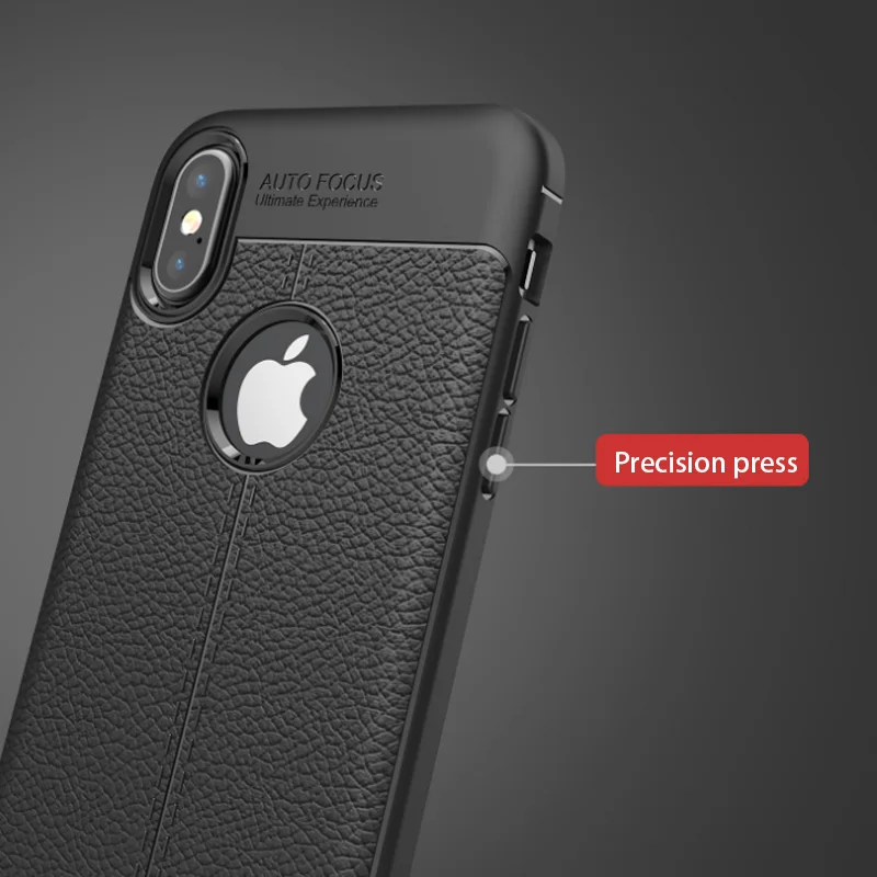 Чехол для iPhone X 6 6plus 7 8 7plus 8plus противоскользящий чехол из ТПУ мягкий силиконовый 6p