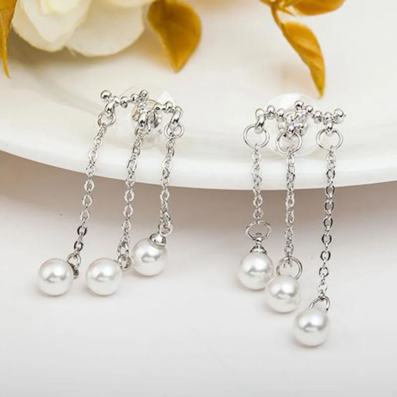 Новые серьги модные ювелирные изделия темпераментные длинные с кисточками для