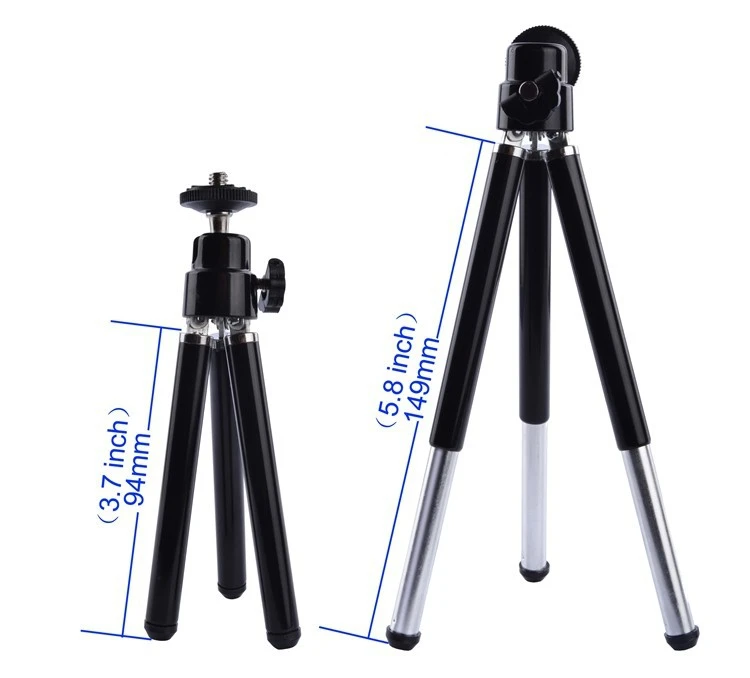 Universal Clips Phone Camera Lentes Kit 8X Zoom Telephoto Lens Telescope Mobile Tripod For HUAWEI P9 P10 PLUS Honor 8 9 mate8 9|telescope mobile|8x
