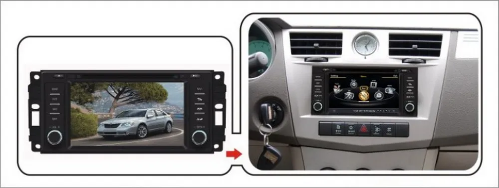 YESSUN Для Dodge Nitro/ram 2007~ 2012 Android Мультимедиа Радио CD dvd-плеер gps Navi Карта Навигация Аудио Видео Стерео система