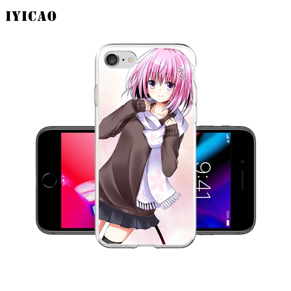 IYICAO To Love Ru Мягкий силиконовый чехол для телефона iPhone X XR XS MAX 6 6s 7 8 Plus 5 5S SE TPU |