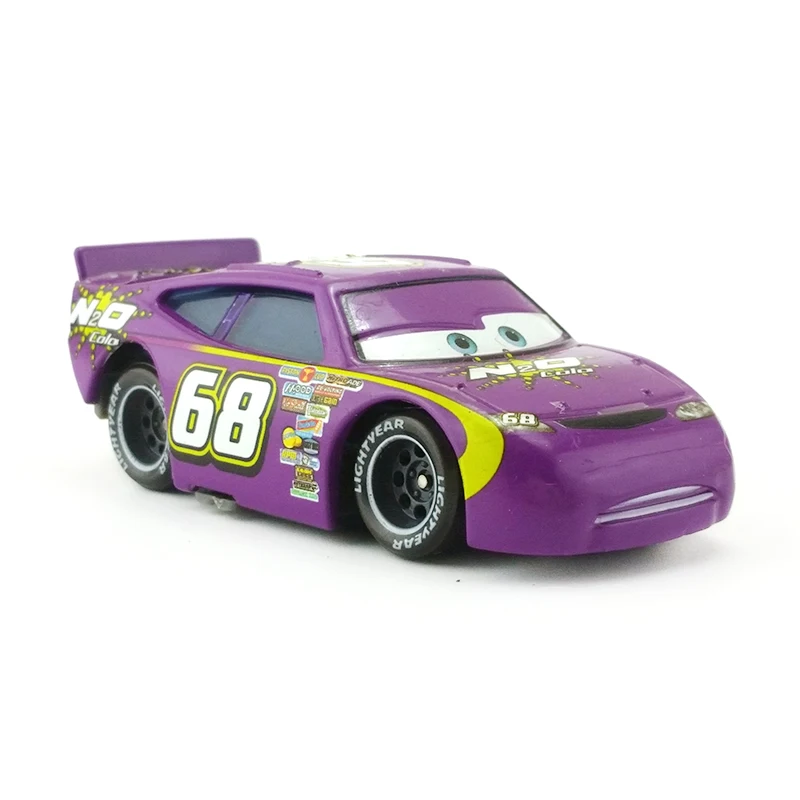 Disney Pixar Cars No.68 N20 Cola 1:55 металлические Литые машины развивающие игрушки модель