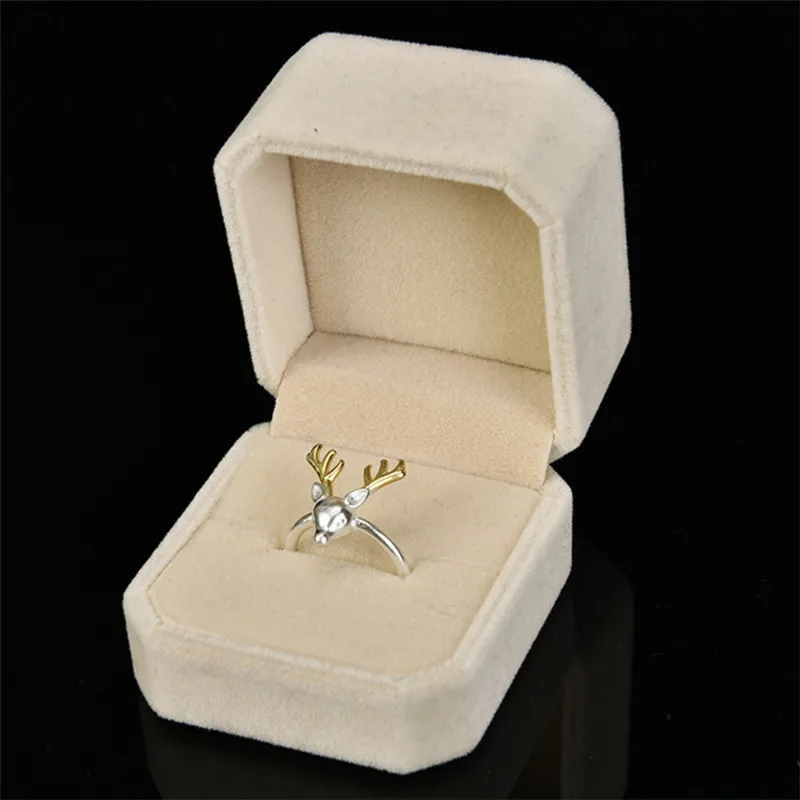 XOWSHINE High-Grade Velvet Flocking Jewelrys Boxes Ring Small And Exquisite Gift Jewelry Packaging 4Colors Wholesale BZH020 |
