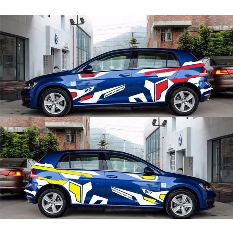 Самодельные Украшения креативные наклейки для кузова автомобиля двусторонние