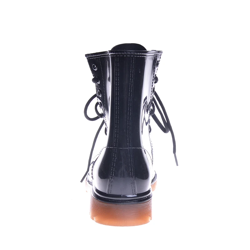 HEE GRAND новинка женские водонепроницаемые ботинки на дождливую погоду шнуровке