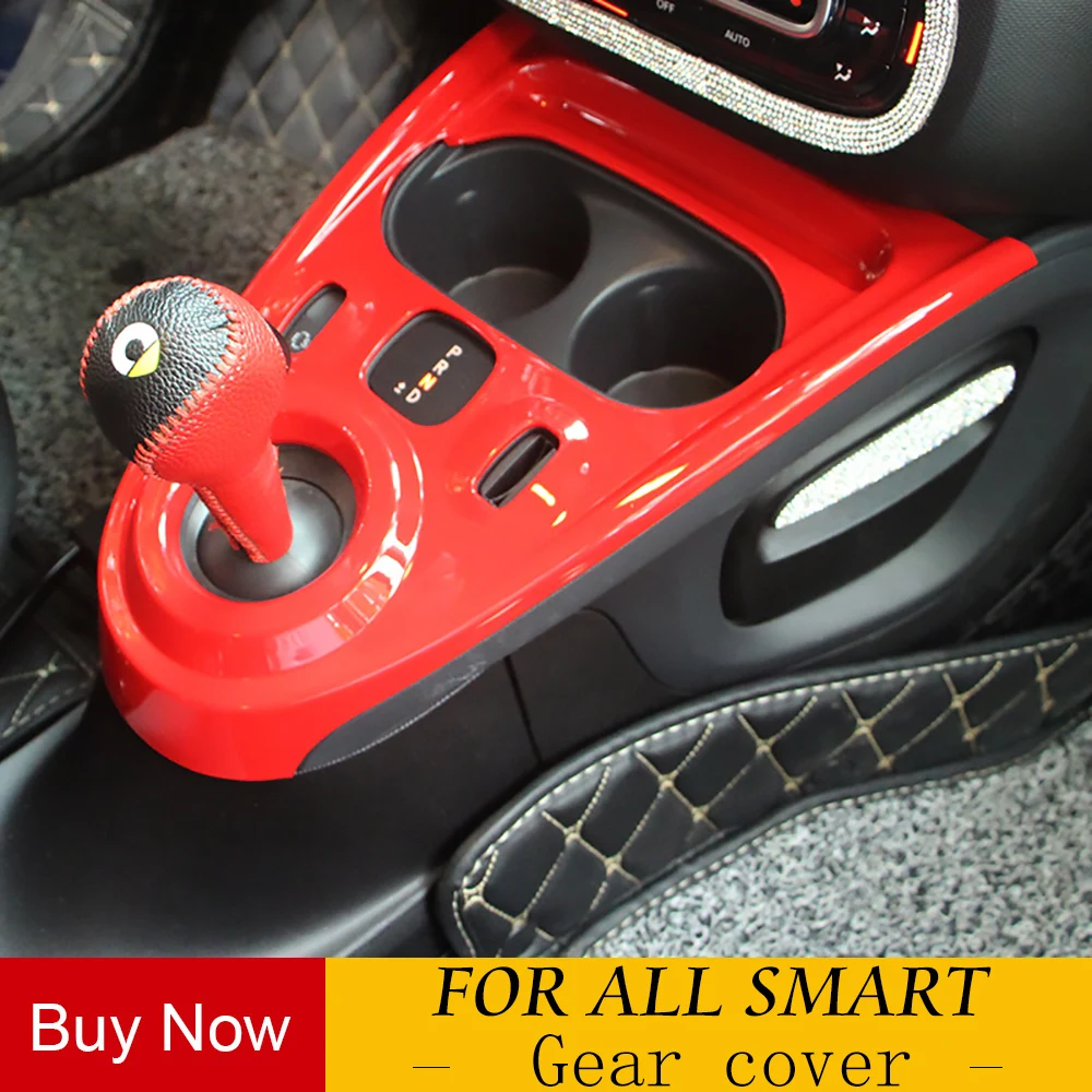 Для нового Smart 453 Fortwo Forfour Авто Крышка переключения передач декоративная граница Автомобильная консоль панель украшения аксессуары для модификации
