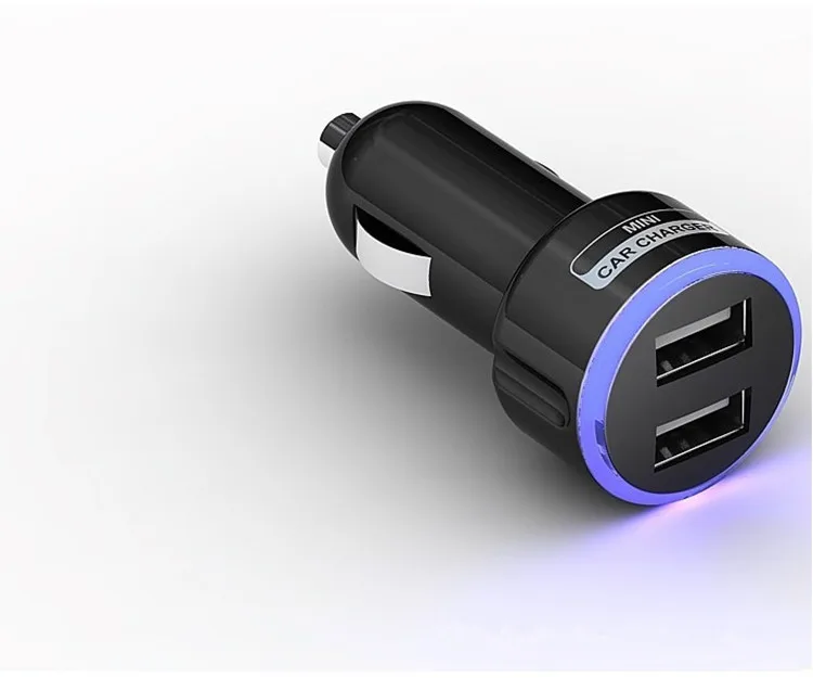 100 шт. автомобильное зарядное устройство с двумя USB портами|dual usb|dual charger usbcharger usb |