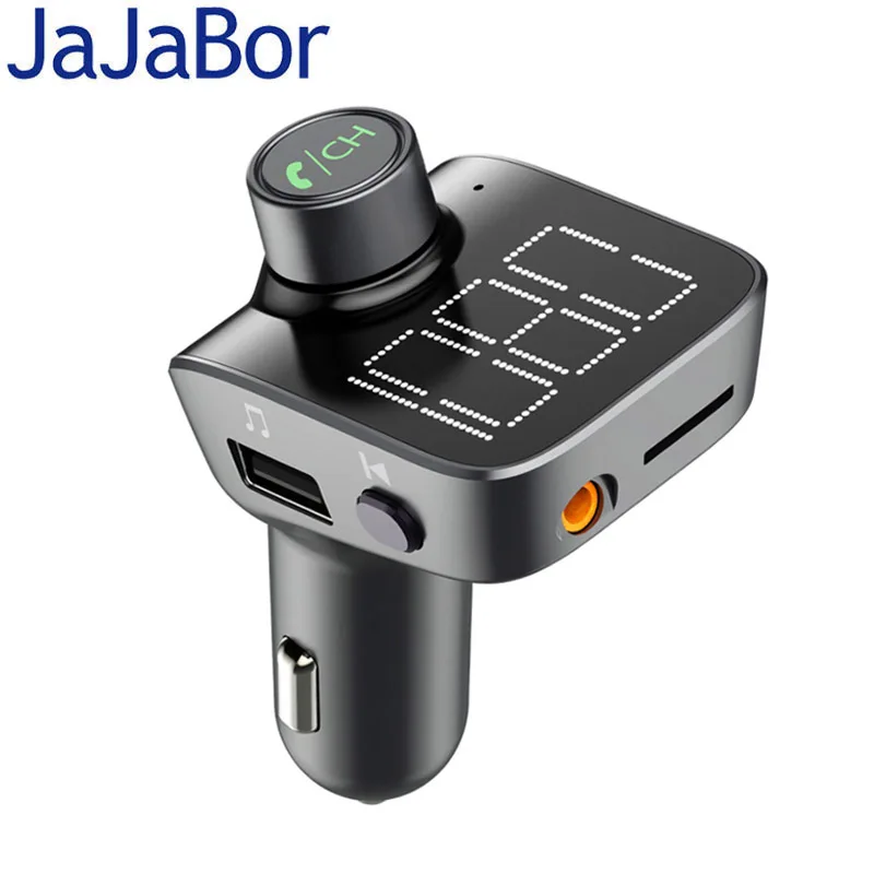 Автомобильный fm передатчик JaJaBor Bluetooth автомобильный комплект AUX аудио музыка MP3