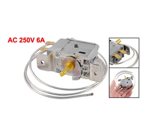 AC 250V 6A 2 Pin терминалы Холодильный термостат для холодильников WPF-20 | Бытовая
