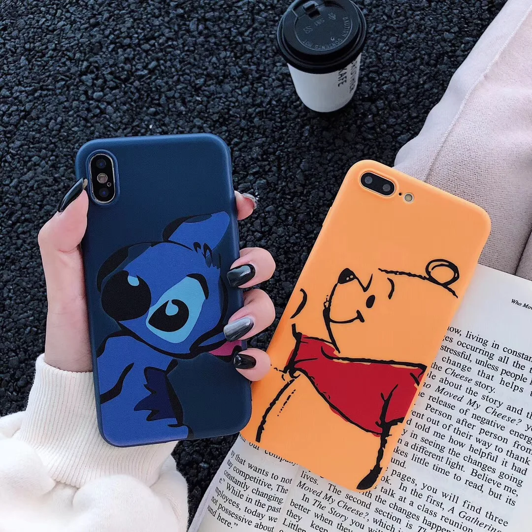 Мультфильм Улица Сезам Винни Пух Телефон чехол для iPhone 6 6s 7 8 Plus X Xs Max Xr Crayon Shinchan том