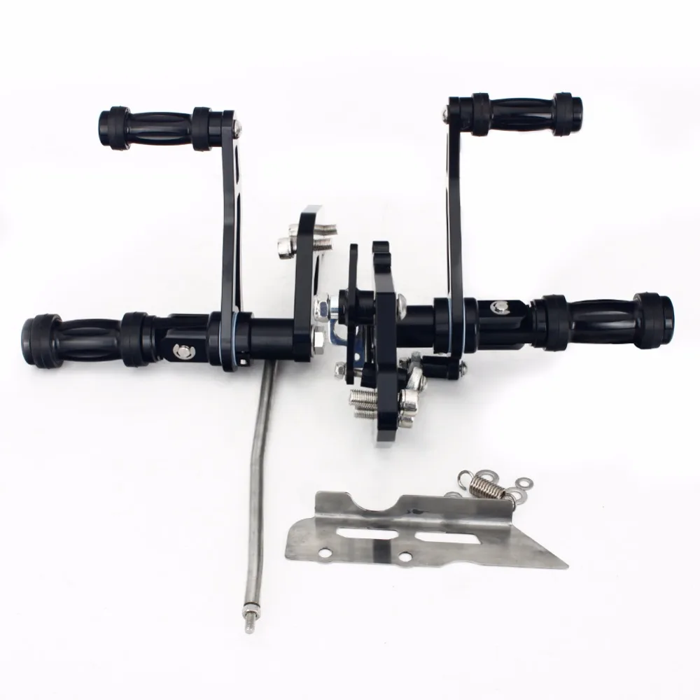 BIKINGBOY для Kawasaki VN 900 Custom Classic VN900 C 06 07 08 09 10 11 12 13 Rearsets с передним управлением задние