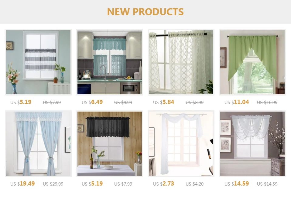 Valance Home Door Half Curtain Lace Short Curtain for Cafe DecorativeHome Living Room Door Balcony Window Treatment