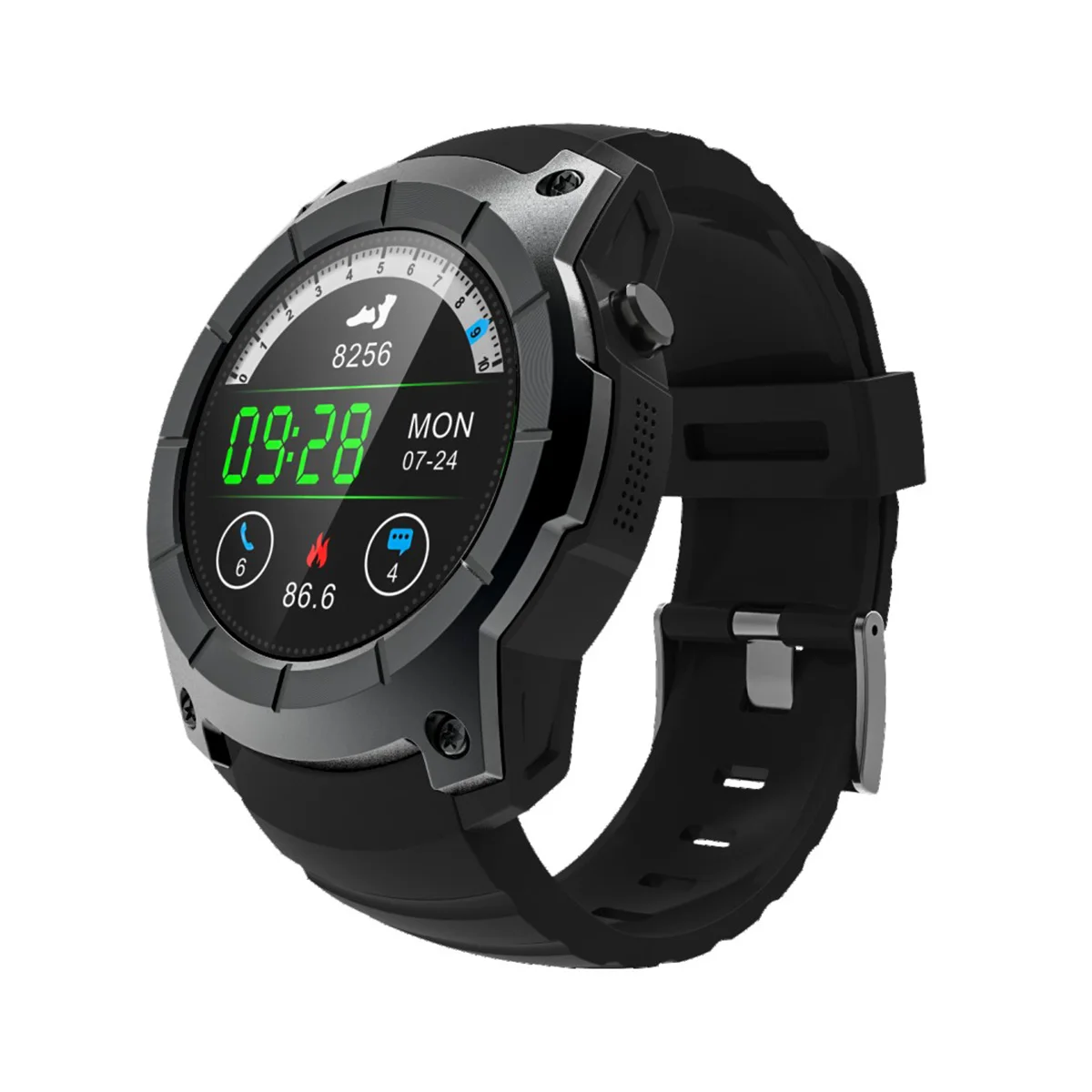 SMARTELIFE gps Велоспорт Бег Спорт Смарт часы телефон с монитор сердечного ритма