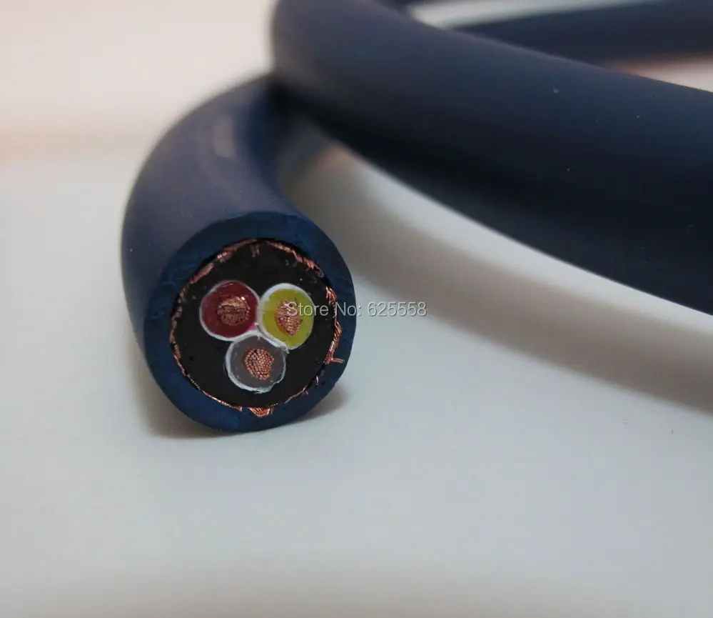 Кабель питания с разъемами EU и углеродным волокном 1 м|power cord cable|cable powerpower connector cable