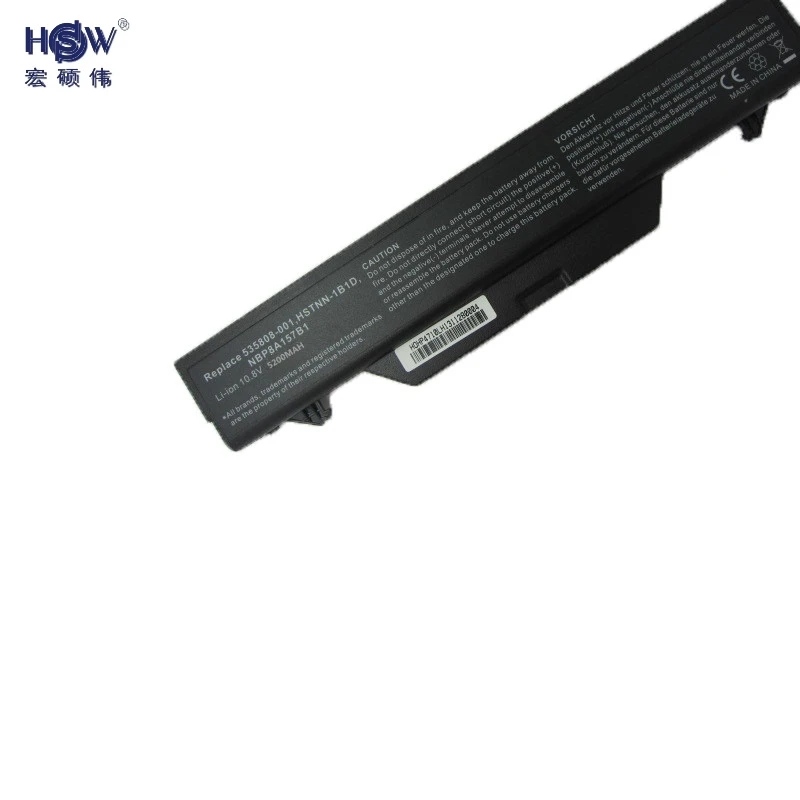 HSW 6 ячеистая для ноутбука Батарея 513129 361 513130 321 535808 001 аккумулятор большой емкости