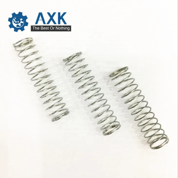 

50pcs/Lot 1.0*16*10-50 Small Coil Compression Spring,Stainless Steel Springs,Small Spot Micro Compression Spring For 3D Printer