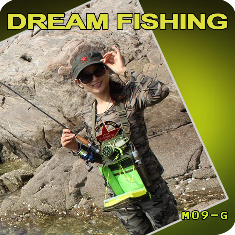Многофункциональные сумки для рыболовных снастей DREAM FISHING 17*6*22 см + нагрудная
