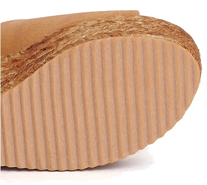 Сандалии женские пляжные на платформе Босоножки с открытым носком танкетка