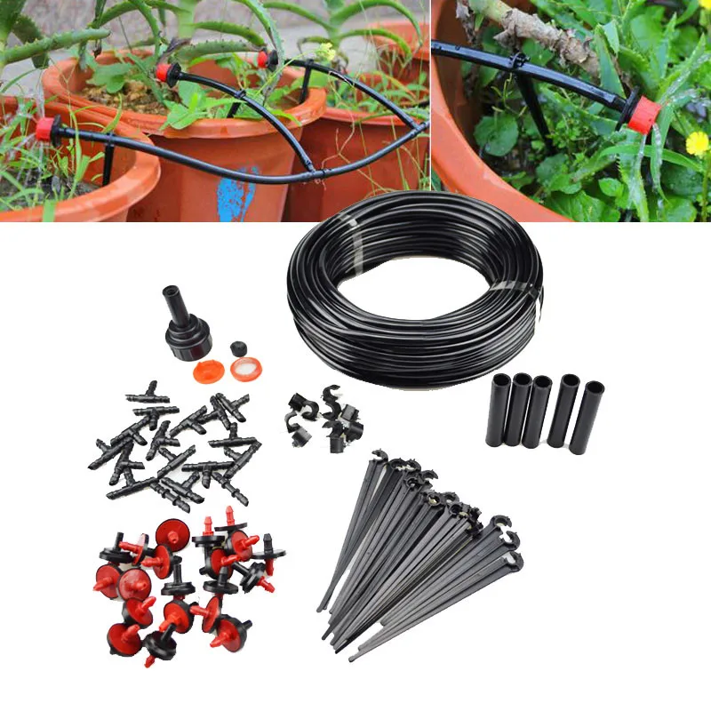 DIY 23 м шланг 10 капельниц садовый набор для полива растений Eqiupment микро капельного