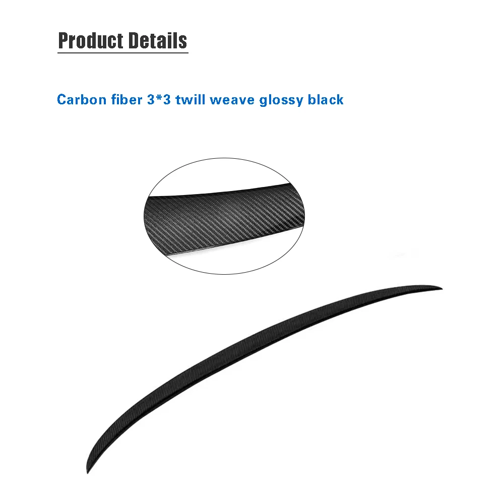 Спойлер заднего багажника из углеродного волокна для BMW F10 F18 седана M Sport G30 G38 2018 2019