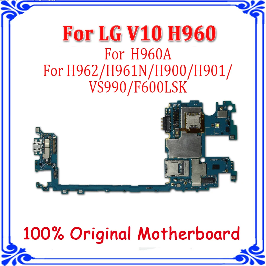Оригинальная разблокированная плата для LG V10 H960A H960 H962 H961N H900 H901 VS990 F600LSK H968|Антенны