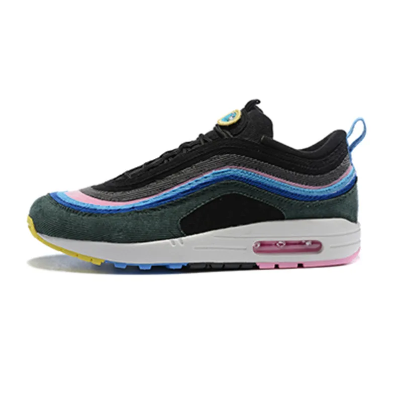 97 Running Shoes Sean Wotherspoon Men Women 1/97 Traners shoe LIGHT BLUE FURY/LEMON Sport Sneaker | Спорт и развлечения