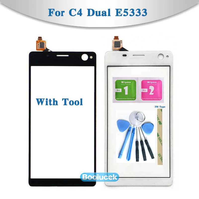 

Replacement High Quality 5.5" For Sony Xperia C4 Dual E5333 Touch Screen Digitizer Sensor Outer Glass Lens Panel
