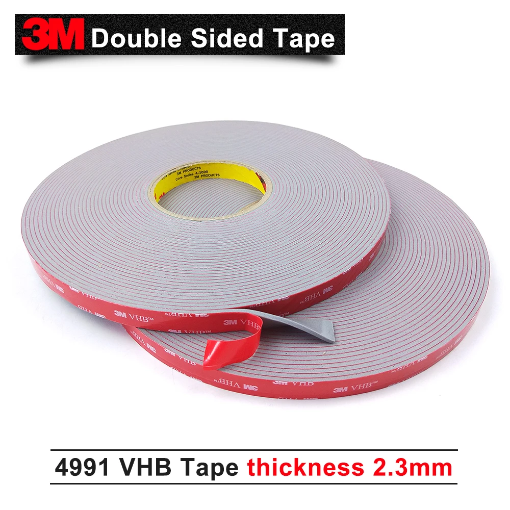 Двухсторонняя лента 3M VHB 4991/акриловый клей/Отличная долговечность/15 мм * 16 5 м