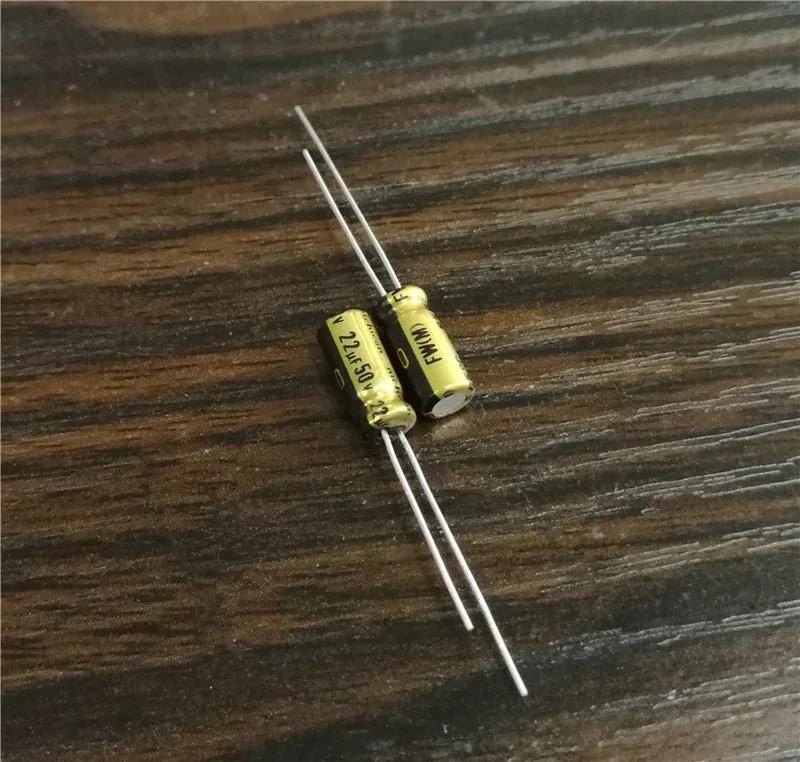 10 шт. 22 мкФ с алюминиевой крышкой, 50В NICHICON FW Series 5x11 мм 50V22uF Hi-Fi аудио конденсатор с алюминиевой крышкой