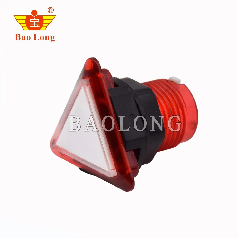 39 мм с подсветкой треугольная аркадная кнопка переключатель LED мгновенная