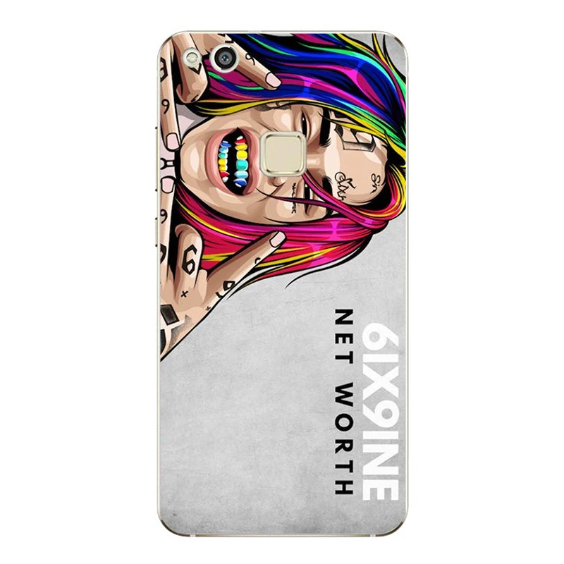 В стиле хип хоп реперские кепки Tekashi 69 6ix9ine чехол из термопластика Чехол для