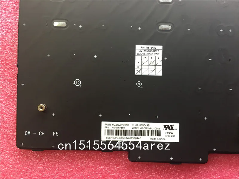 Новый оригинальный ноутбук Lenovo ThinkPad E580 P52 L580 P72 T590 P53s E590 L590 P53 P73 клавиатура 01YP560 01YP720