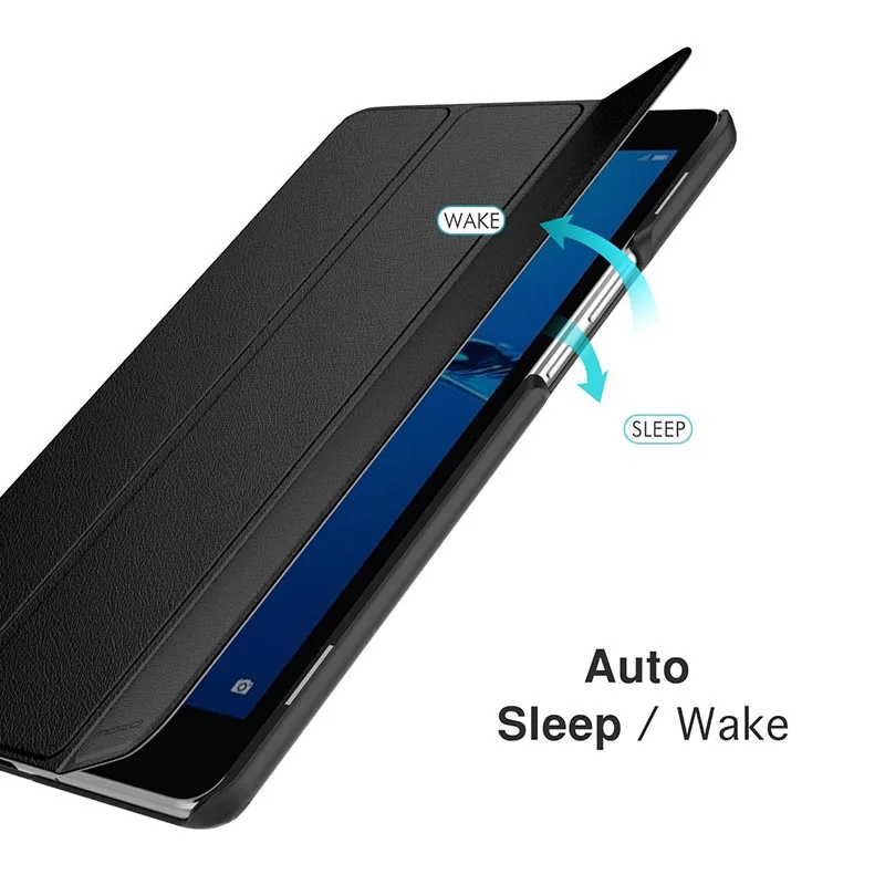 Тонкий чехол подставка CucKooDo Slim Fit для Huawei MediaPad M3 Lite 8 0 дюймов планшет с функцией
