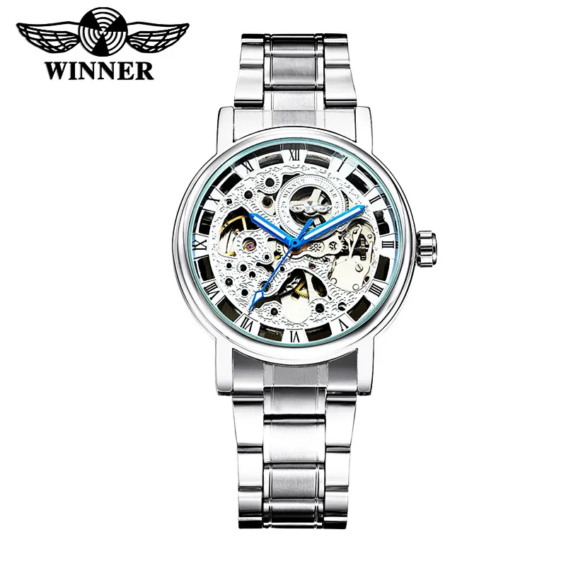 Часы наручные WINNER Мужские механические роскошные брендовые автоматические