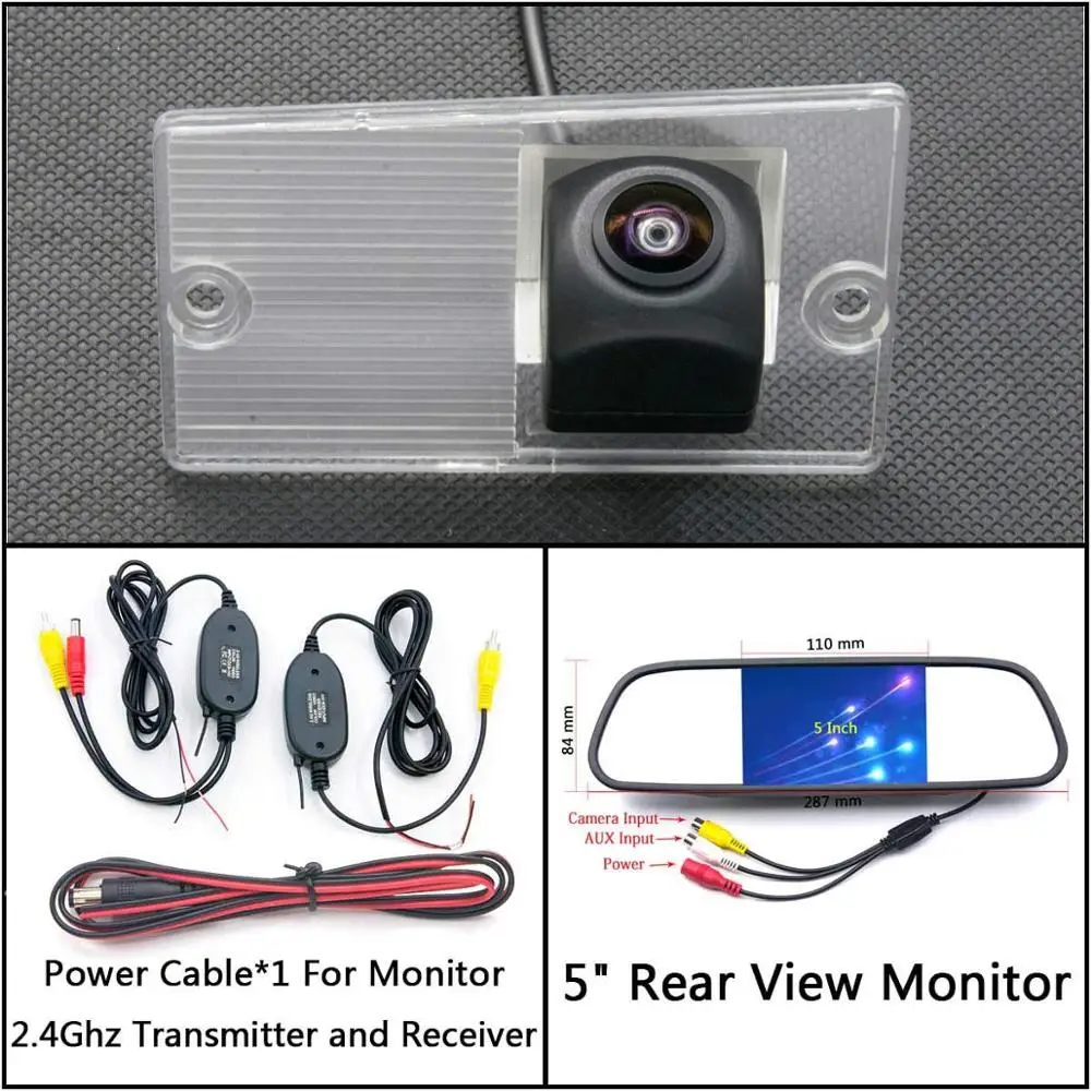 C Wireless 5 inch M 175 градусов камера заднего вида для Kia Sorento Naza Sorento BL XM 2003~ 2011 парковочный монитор ночного видения водонепроницаемый - Название цвета: C Wireless 5 inch M