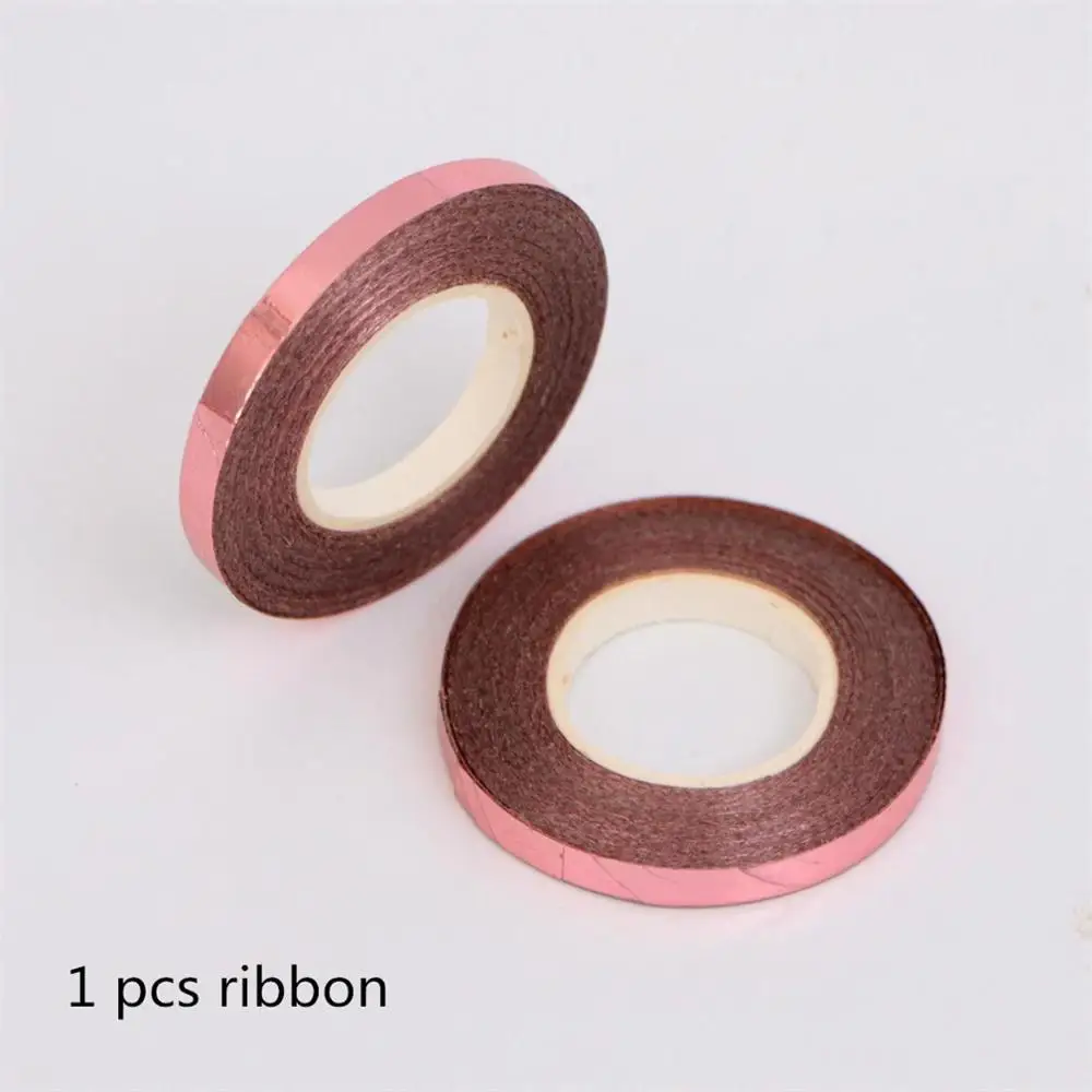 1 pcs ribbon 12 дюймов конфетти шары круглый, из латекса золотые бумажные шарики разноцветные конфетти точки заполненные Прозрачные Шары для дня рождения - Цвет: 1 pcs ribbon