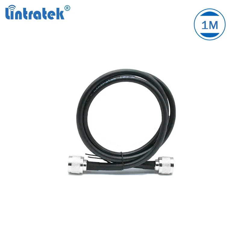 Lintratek 1 метр 5D коаксиальный кабель высокого качества с N male соединителями для