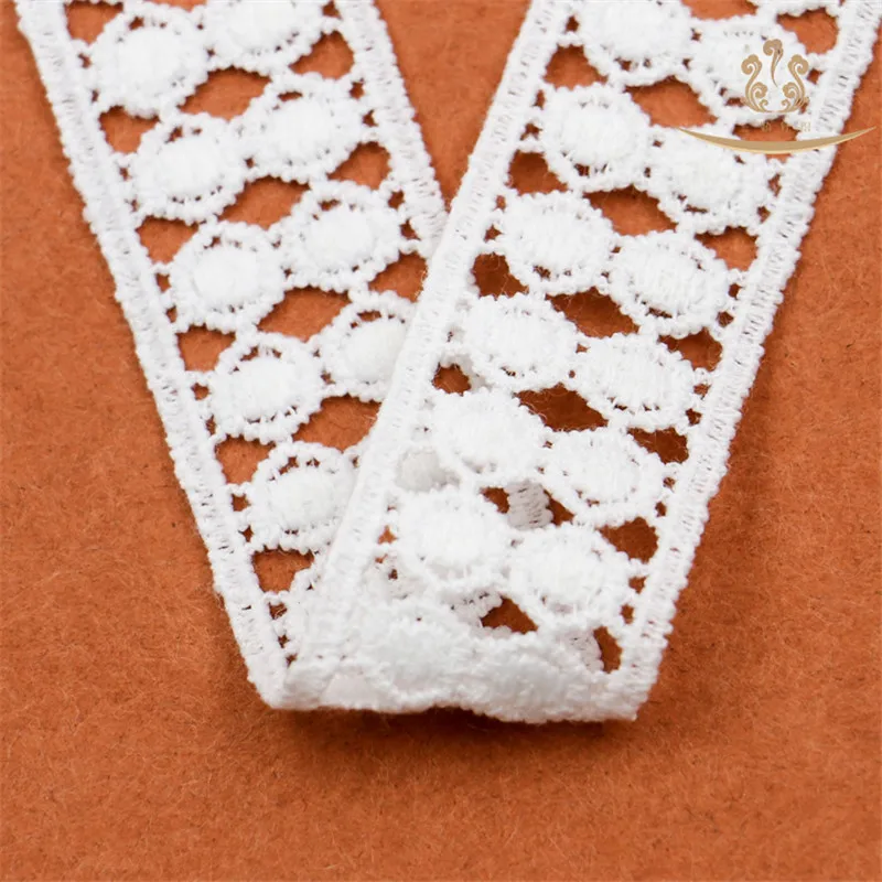 1 yard Pure White Color Net Lace Trim Milk silk Embroidered DIY Ribbon Sewing Decoration | Дом и сад
