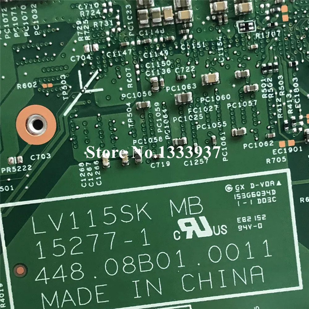 5B20L78374 материнская плата для ноутбука Lenovo V110-15ISK RAM 4G LV115SK MB 15277-1 448.08B01.0011 DDR4 |