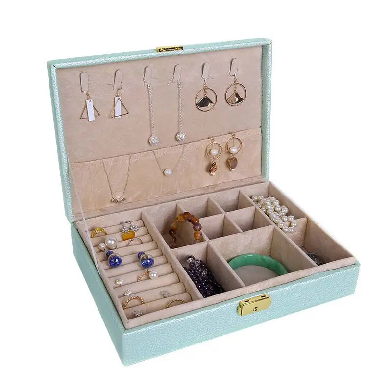 Hoomall путешествия макияж коробка ювелирные изделия дисплей большая емкость для